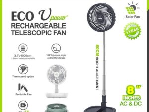 Eco V-power Rechargeable Telescopic Fan